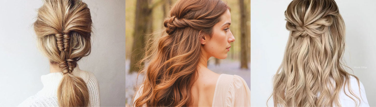 Peinado boho chic