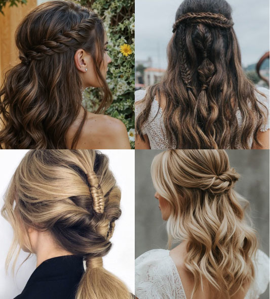 Peinado boho chic